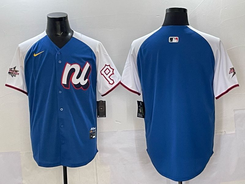 Men Pittsburgh Pirates Blank Blue All star 2025 Nike MLB Jersey style 02->pittsburgh pirates->MLB Jersey